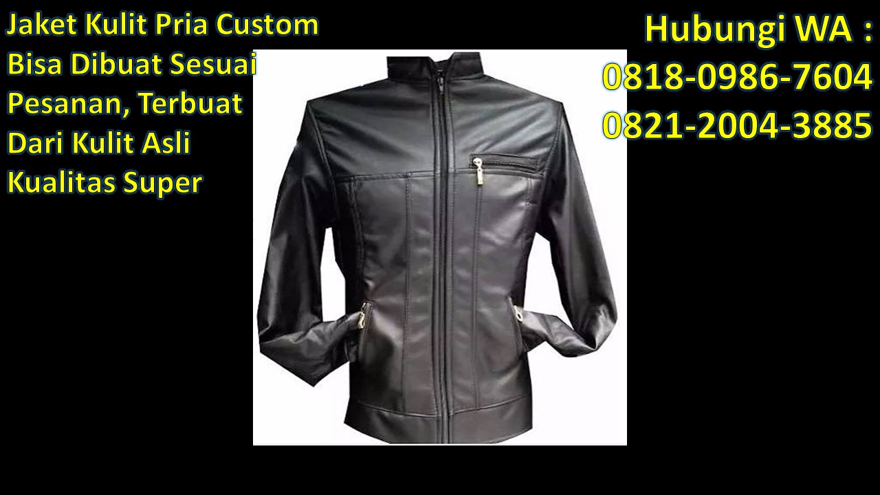 Jaket kulit pria model baru WA : 0818-0986-7604  Cara-cek-jaket-kulit-asli-atau-palsu